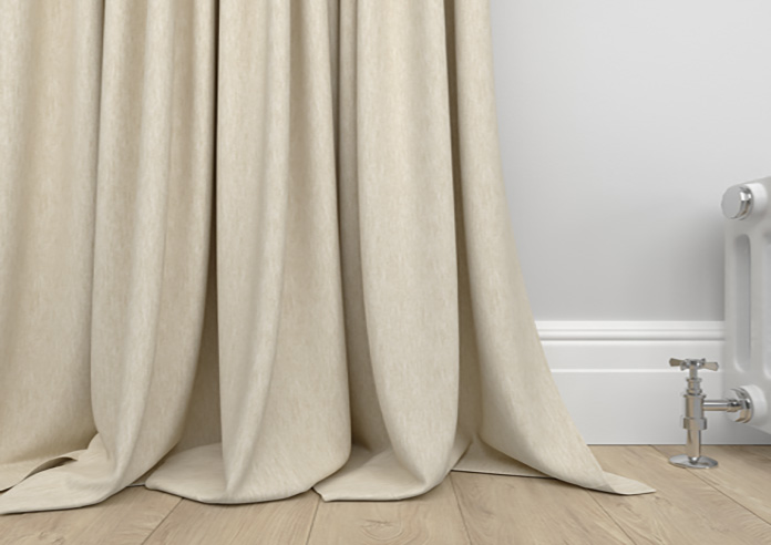 Genoa Faux Silk (Blackout), Cream Shimmer - Made to Measure Curtains - Image 6